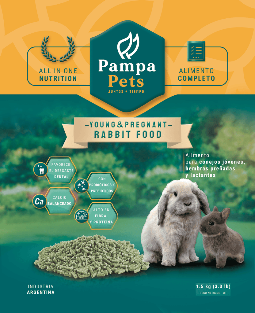 Pampa Pets conejo joven y gazapos Pampa Pets conejo joven y gazapos